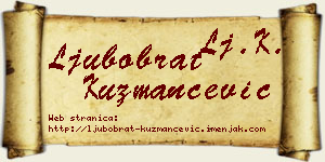 Ljubobrat Kuzmančević vizit kartica